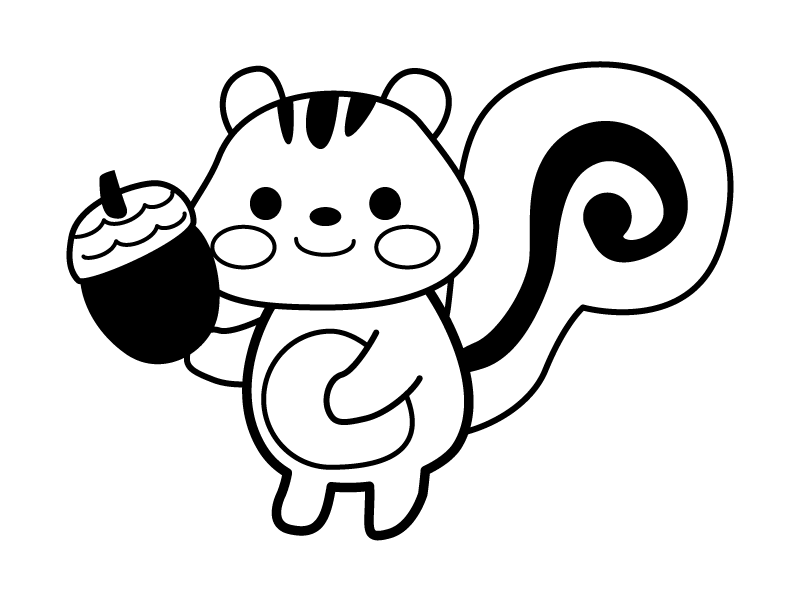 画像 リス イラスト 可愛い りす 画像 可愛い イラスト Gazojptext